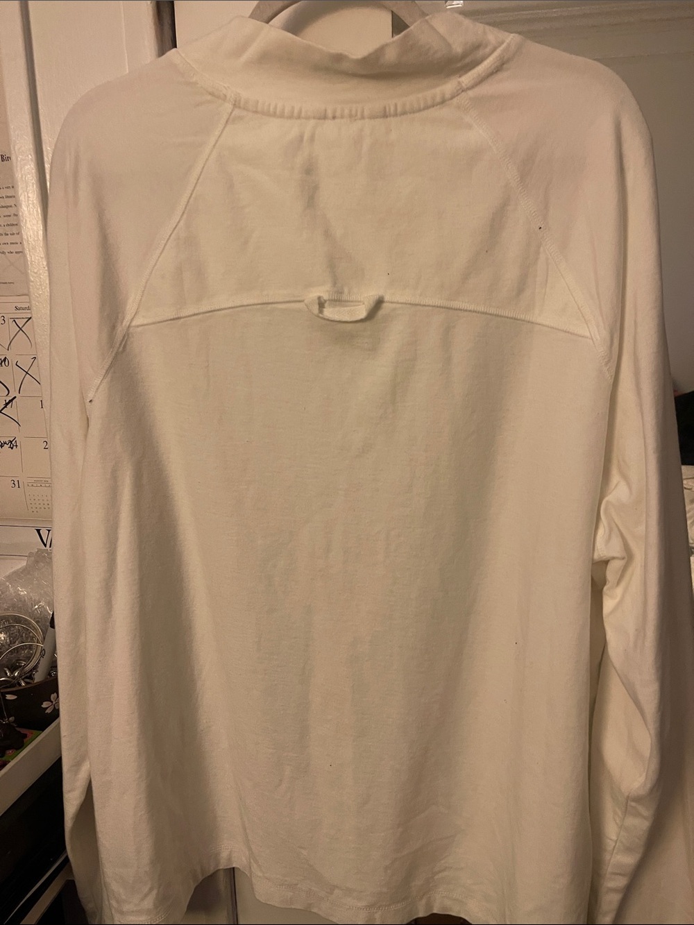 Free People Movement Restoration Layer , Long Sleeve White Crewneck Top - Picture 4 of 11